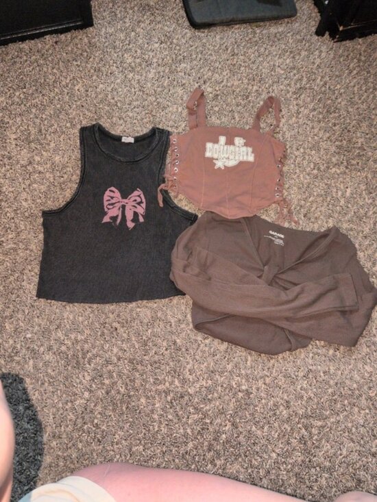 Garage Tops - S garage crop top bundle